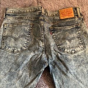 Levi’s washed-out SKINNY Blue jeans